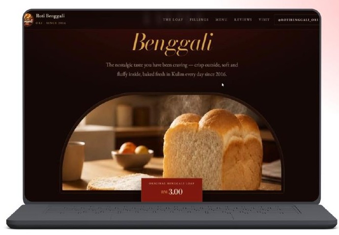 Roti Benggali website project